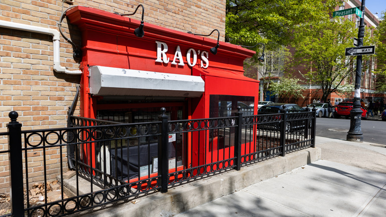 Rao's restaurant storefront