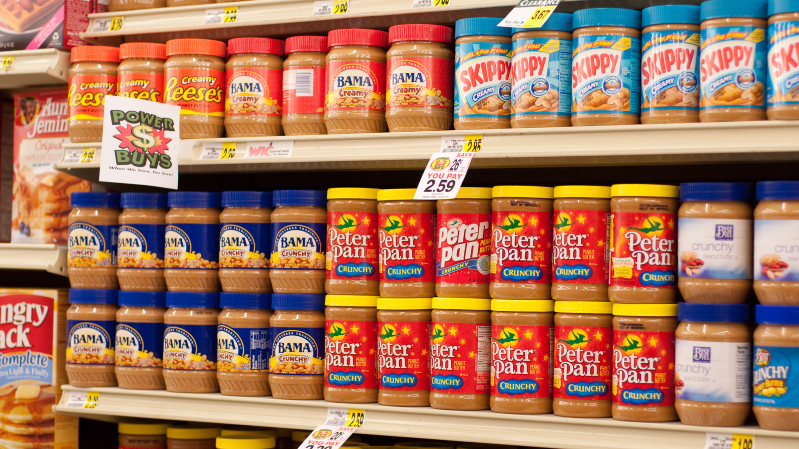 The Store-Bought Peanut Butter Brand We Didn't Know Was One Of The Unhealthiest