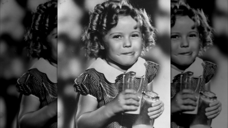 Shirley Temple smiling