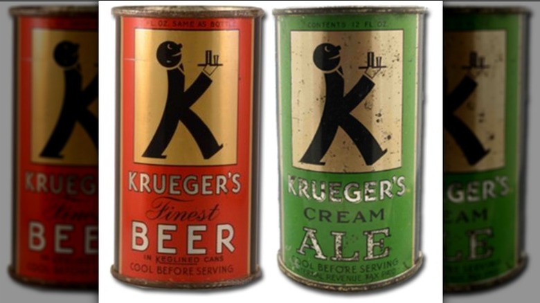 first cans of Krueger Beer