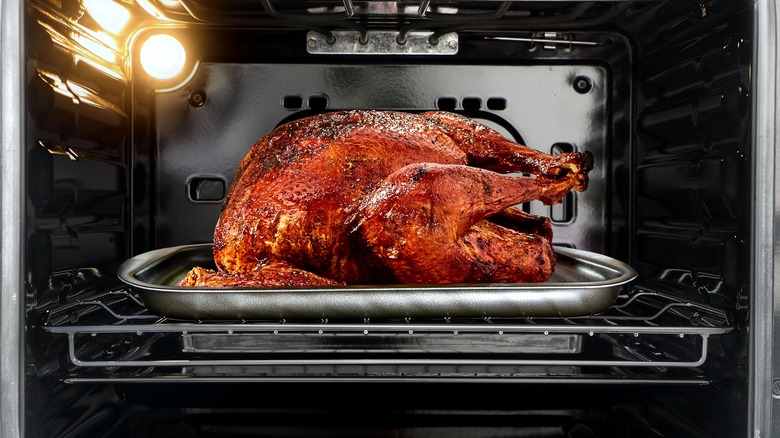 Turkey in the oven