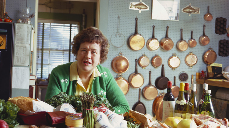 julia child in kitchen