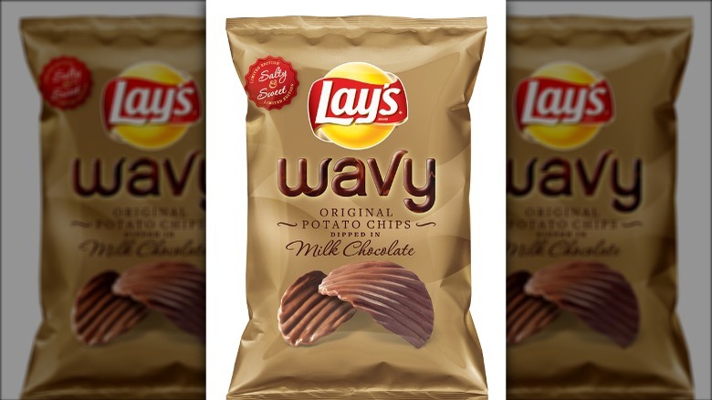 Lay's chocolate-dipped potato chips