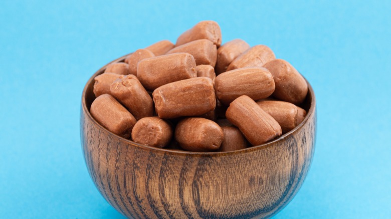 Bowl of Tootsie Rolls