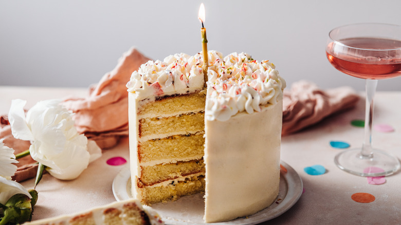 birthday layer cake