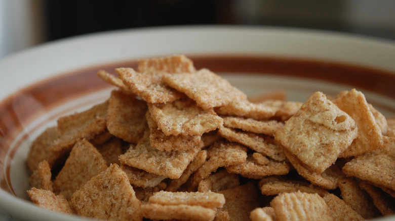 Bowl of cinnamon toast crunch