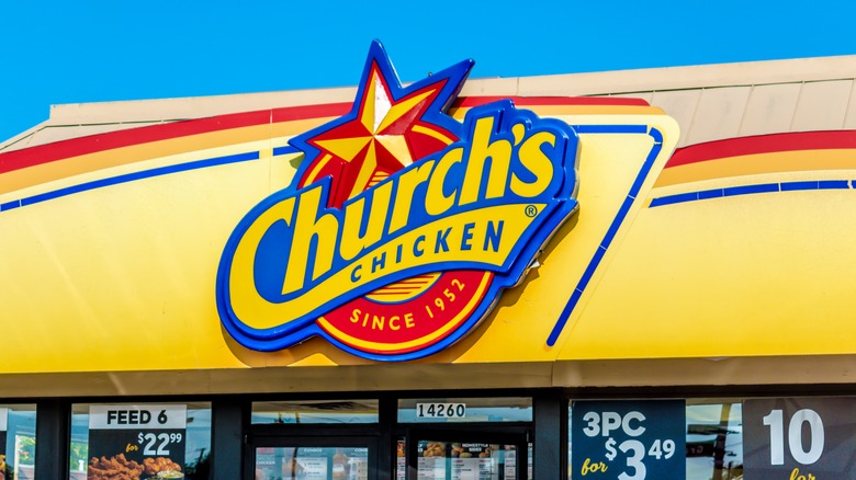 A Church's Chicken storefront