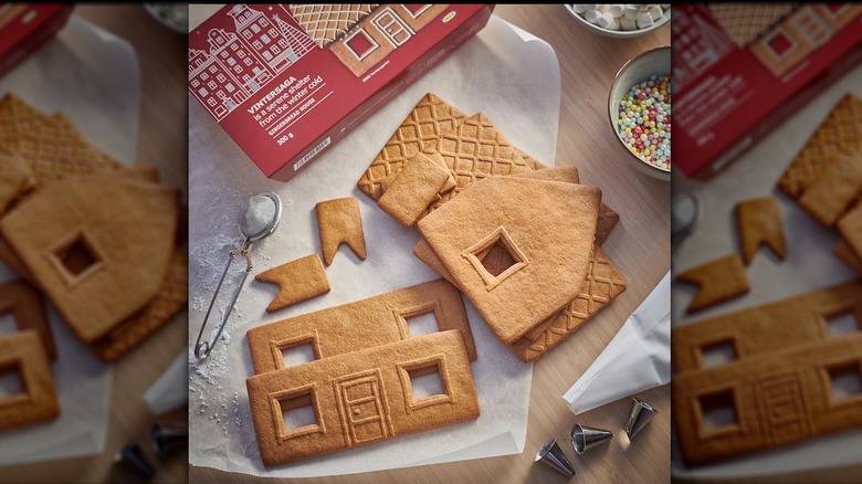 The VINTERSAGA gingerbread house