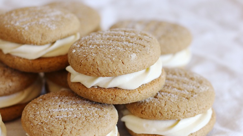 Buttercream sandwich cookies