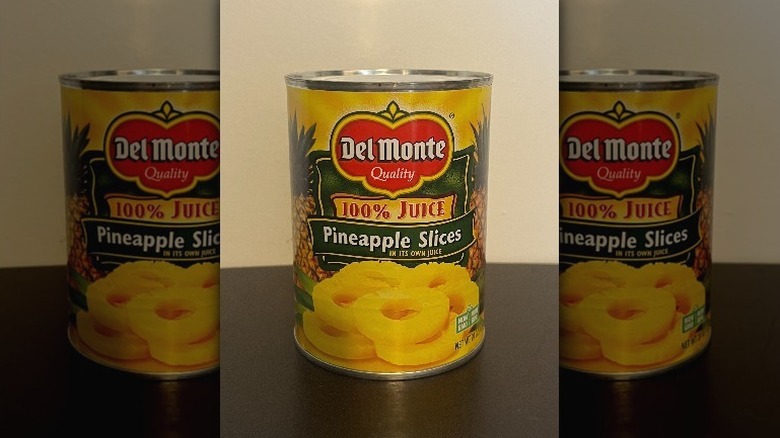 Del Monte canned pineapple slices