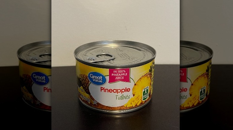 Great Value canned pineapple tidbits