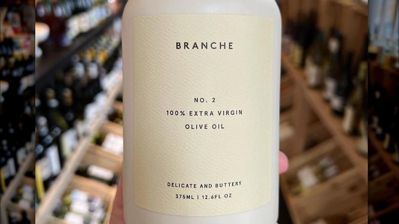 Branche olive oil