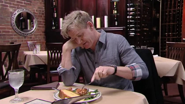 Ramsay eating at Prohibition Grille