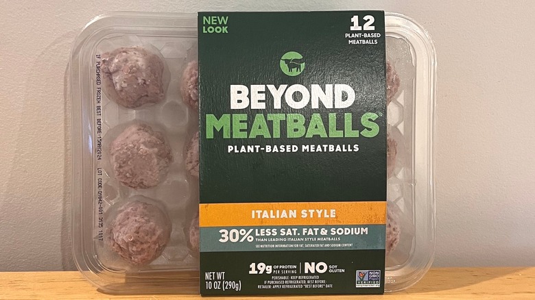 Beyond Meat meatballs