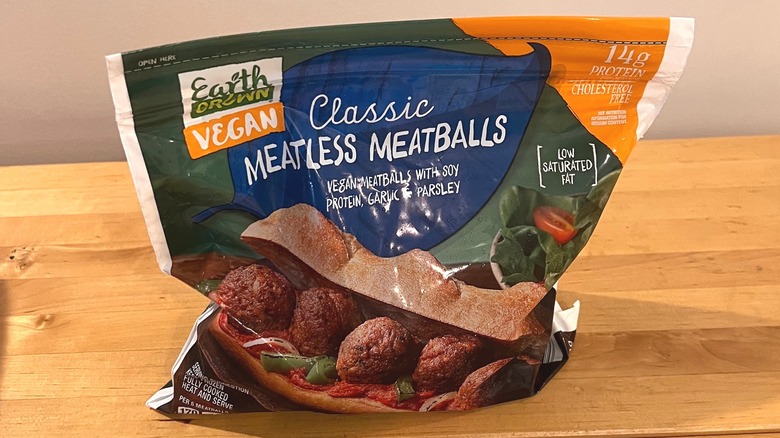 Earth Grown meatballs