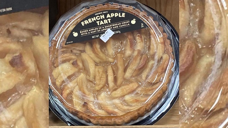 Close up of the Trader Joe's French apple tart