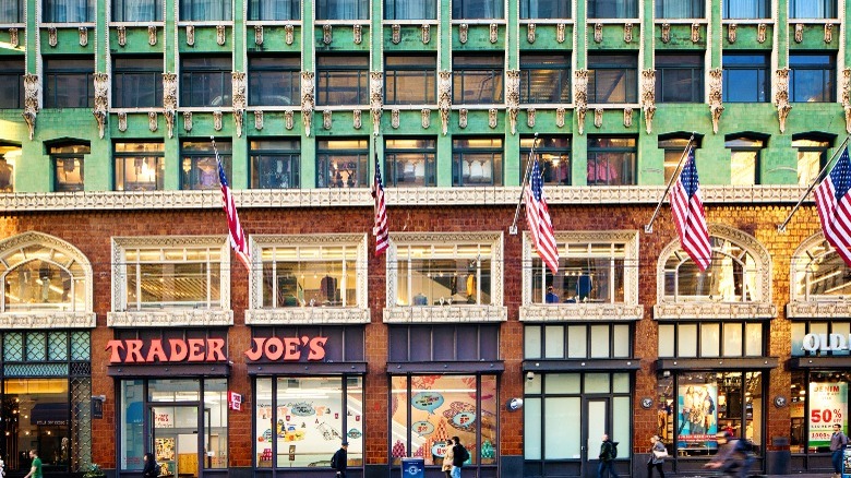 A Trader Joe's below a hotel in San Francisco