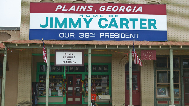 Plains, Georgia sign