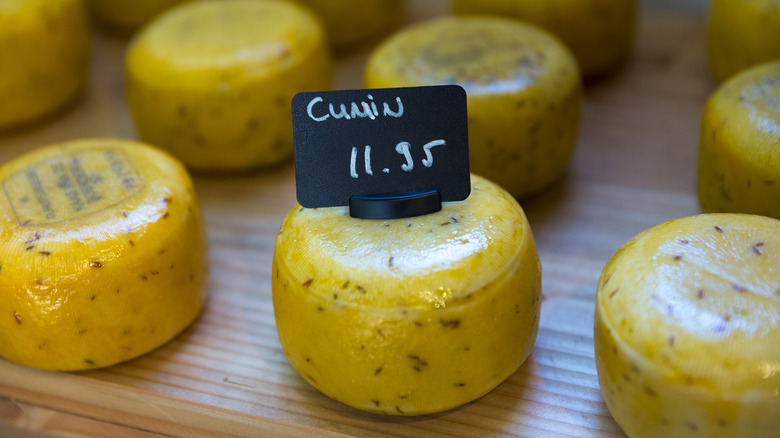 Cumin flavored Gouda