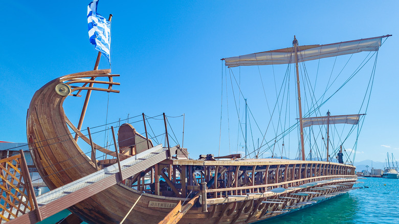 Replica of an Ancient Greek ship