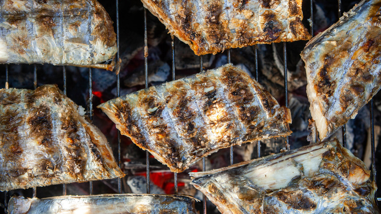 swordfish on grill