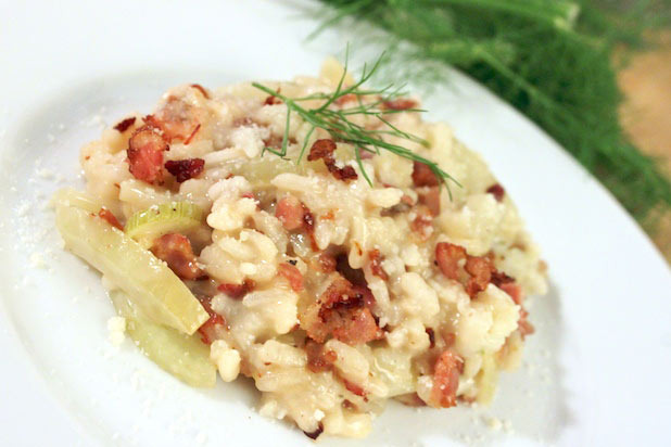 9. Risotto with Fennel and Pancetta