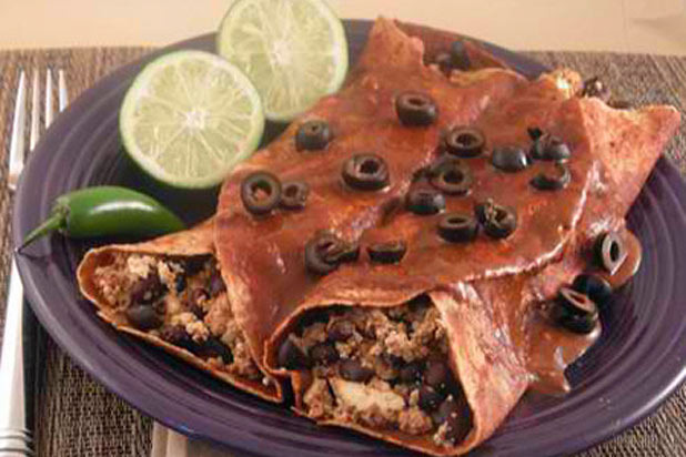 19. Smoky Black Bean Enchiladas