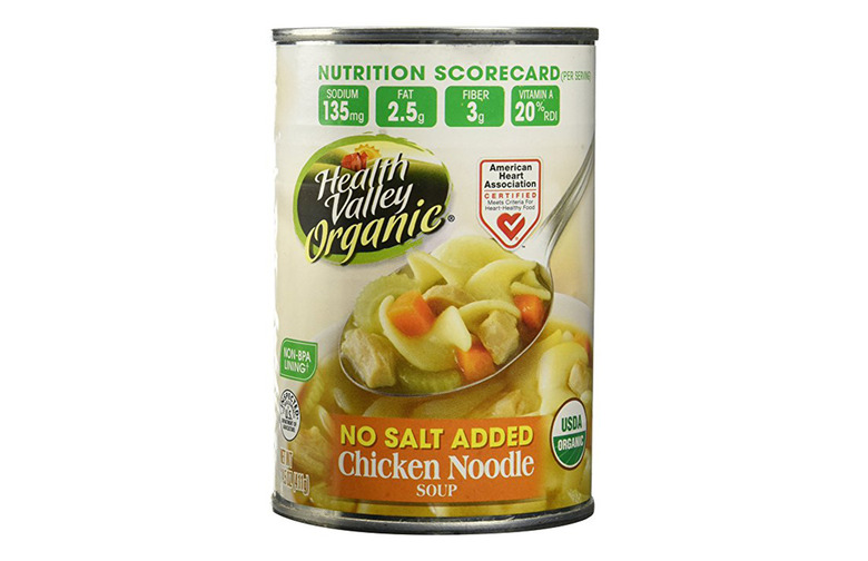 #10 Healthy Valley Organic Low-Sodium Chicken Noodle Soup (No Salt Added)