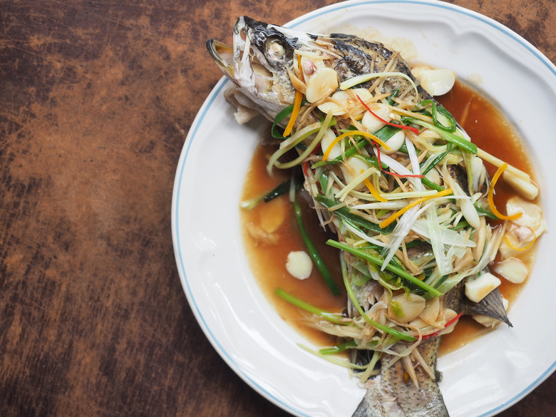 Braised Fish with Sweet Ginger-Soy Sauce Recipe