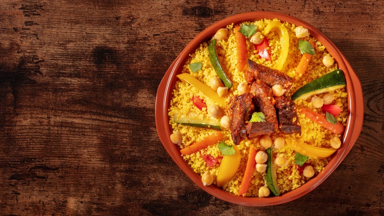 Couscous with seven vegetables