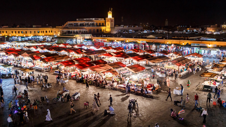 Stalls of the Djemaa El Fna