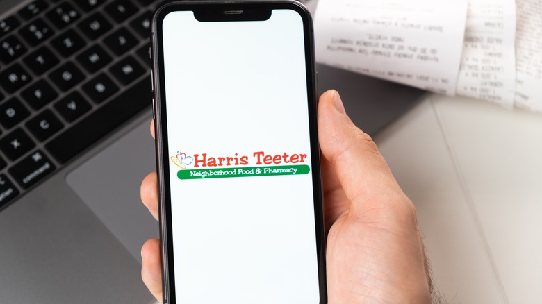 Harris Teeter app on phone screen