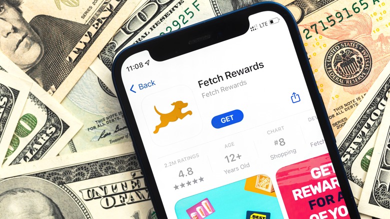 Fetch app on a phone