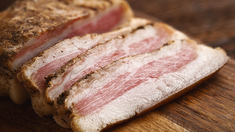 Guanciale Italian jowl bacon