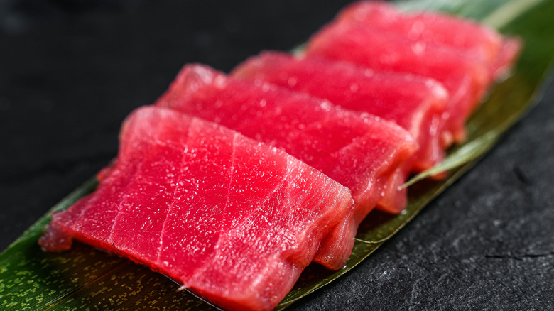 red tuna sashimi