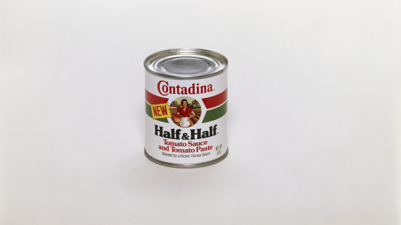 can of Contadina Half & Half