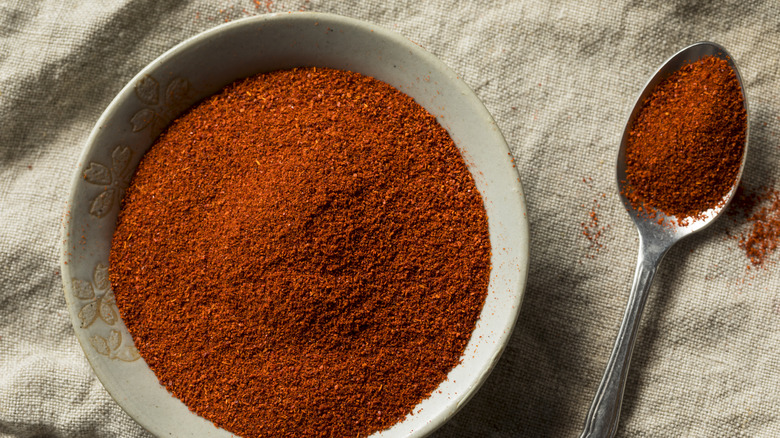 Smoked paprika in a bowl