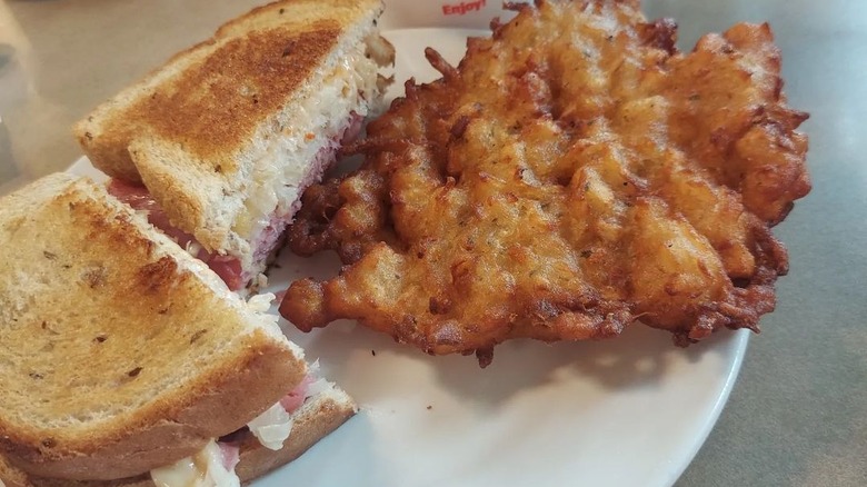 Deli Reuben sandwich at Izzy's