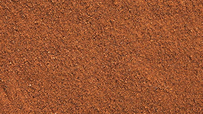 Close up of ground cinnamon