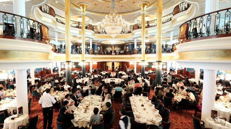 Main cruise ship dining room