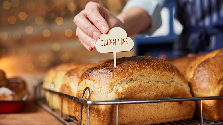 Gluten free bread loaves