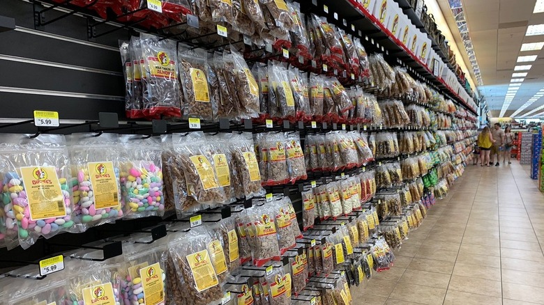 Buc-ee's candy on display