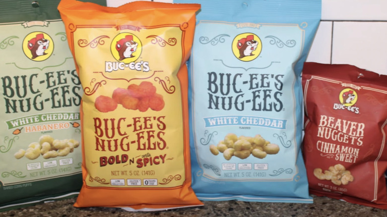 Bags of Buc-ee's nug-ees