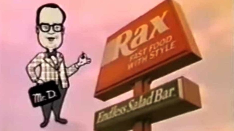 mr. delicious and rax sign