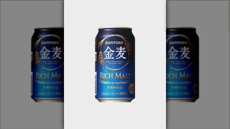 blue can of Happoshu 