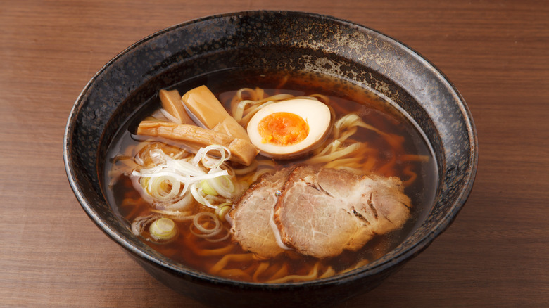 bowl of shoyu ramen 