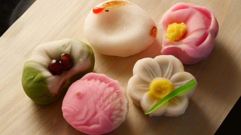 Assorted wagashi