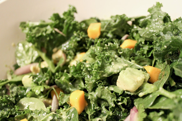 Recipe: Kale, Mango, and Avocado Salad