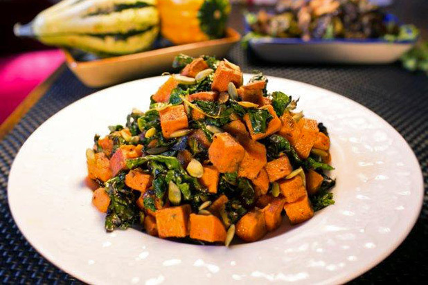 Recipe: Red Yam and Kale Salad