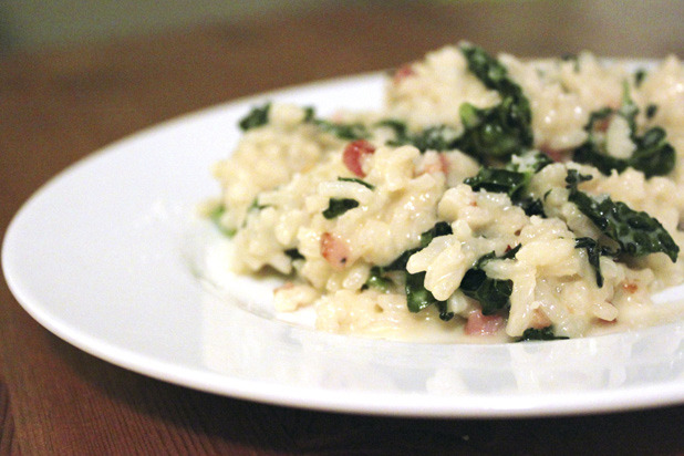 Recipe: Kale and Pancetta Risotto